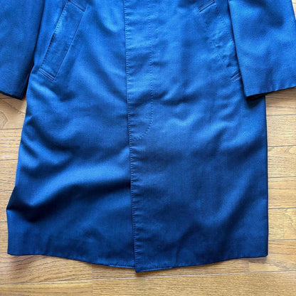 Saint Laurent Long Coat Asian fit L US size M Navy Authentic