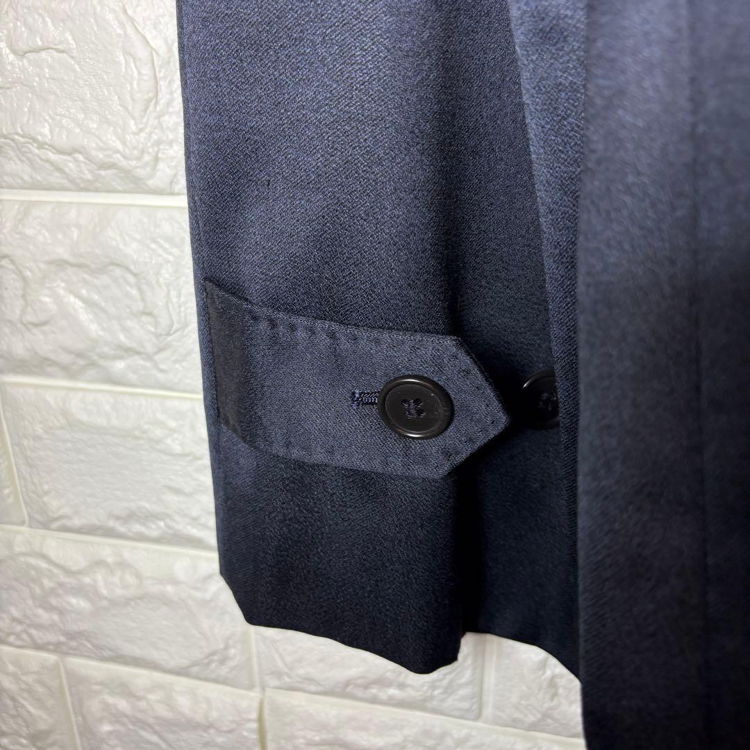 Saint Laurent Long Coat Asian fit L US size M Navy Authentic