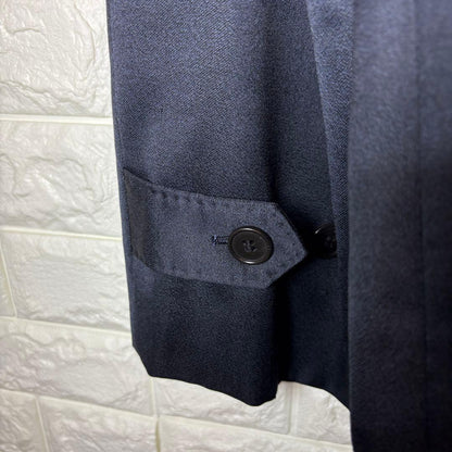 Saint Laurent Long Coat Asian fit L US size M Navy Authentic