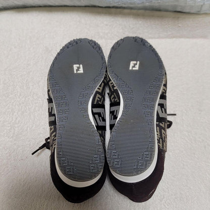 FENDI Sneakers Shoes Low-Cut FF Zucca EU 37 US 7 Authentic