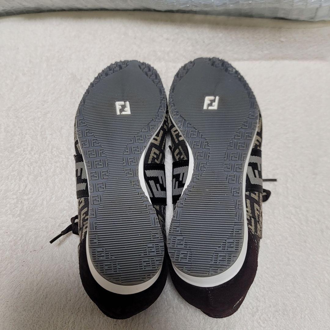 FENDI Sneakers Shoes Low-Cut FF Zucca EU 37 US 7 Authentic