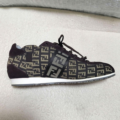 FENDI Sneakers Shoes Low-Cut FF Zucca EU 37 US 7 Authentic