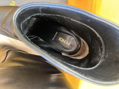 FENDI Short Boots Shoes EU 37 US 7 Black Authentic