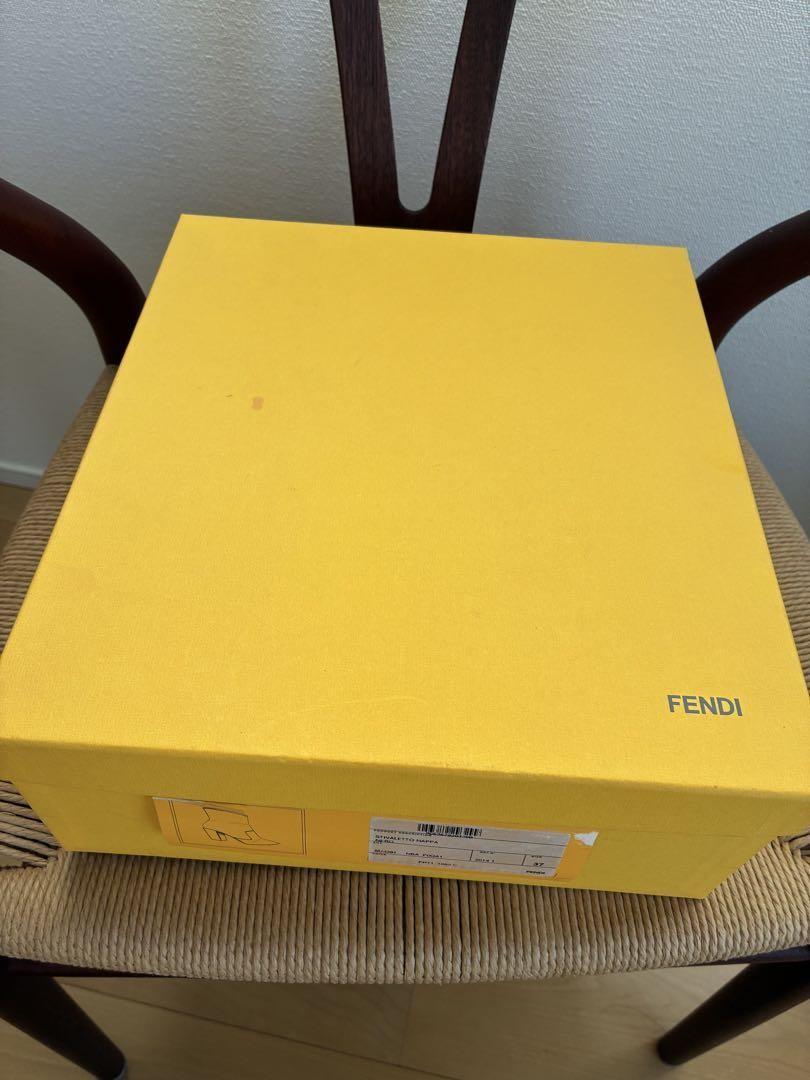 FENDI Short Boots Shoes EU 37 US 7 Black Authentic