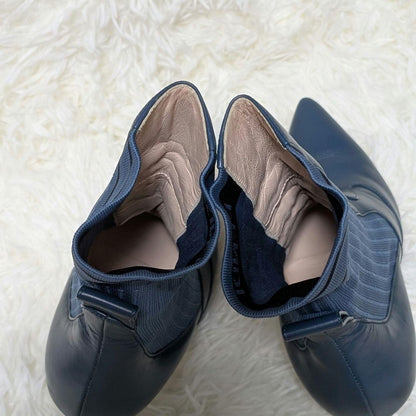 FENDI Sock Boots Shoes EU 35 US 5 Navy Authentic