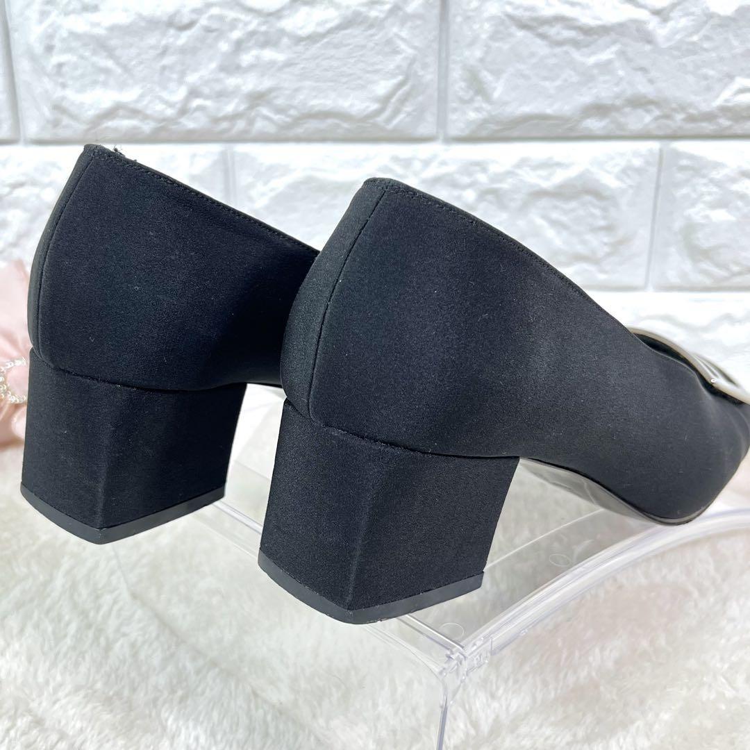 FENDI Shoes Pumps Heel FF EU 36 US 6 Black Authentic