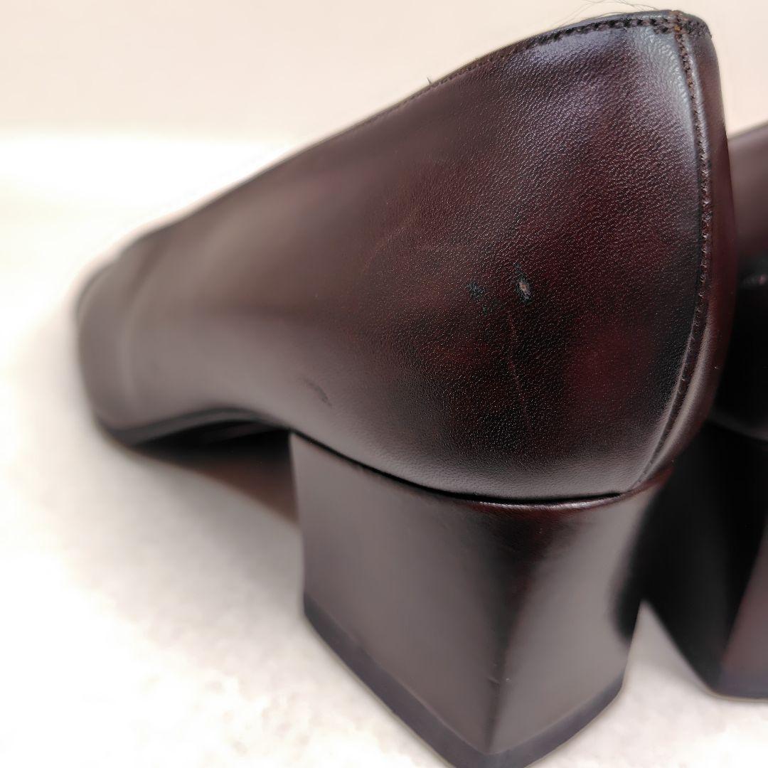 FENDI Shoes Pumps Heel FF EU 36.5 US 6.5 Dark Brown Authentic