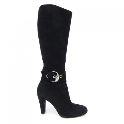 GUCCI Long Boots Shoes EU 37 US 7 Black Authentic
