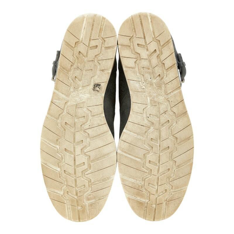 GUCCI Long Boots Shoes Shima EU 37 US 7 Suede Gray Authentic