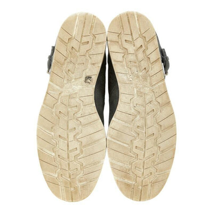 GUCCI Long Boots Shoes Shima EU 37 US 7 Suede Gray Authentic