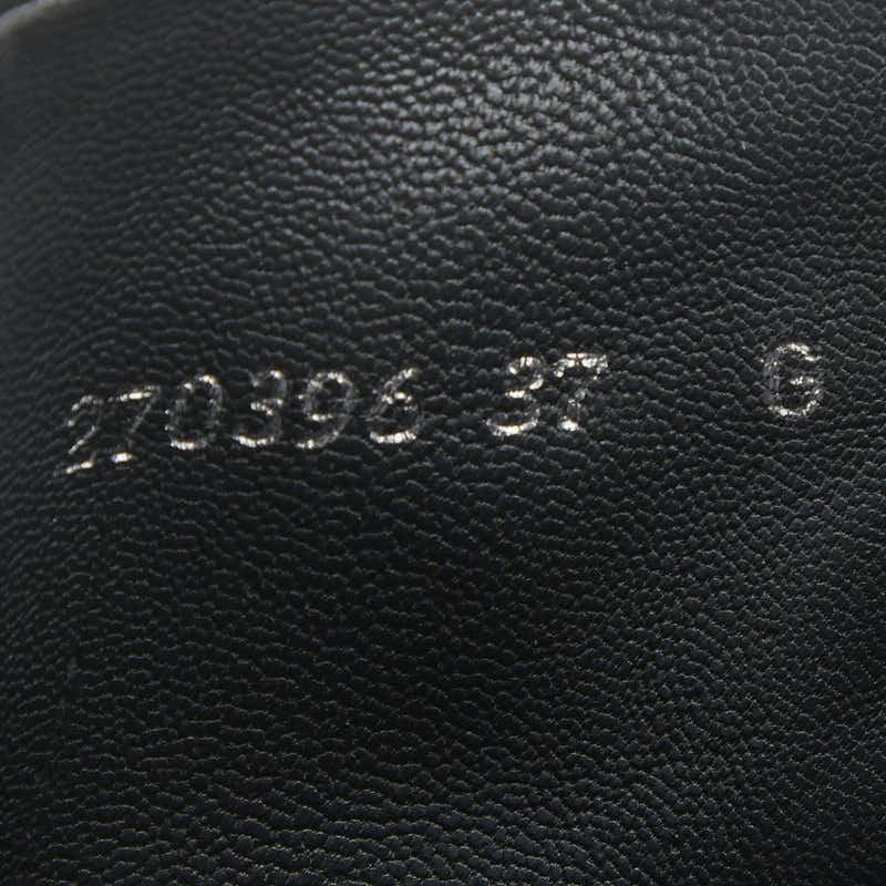 GUCCI Long Boots Shoes Shima EU 37 US 7 Suede Gray Authentic