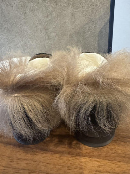 GUCCI Loafers Shoes Horse Bit EU 36 US 6 Leather Black Authentic