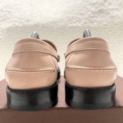 GUCCI Loafers Shoes Interlocking G EU 39 US 9 Pink Authentic