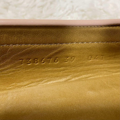 GUCCI Loafers Shoes Interlocking G EU 39 US 9 Pink Authentic