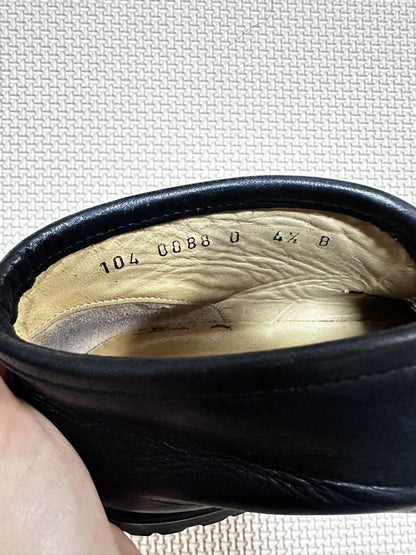 GUCCI Loafers Shoes Horse Bit EU 34.5 US 4.5 Black Authentic