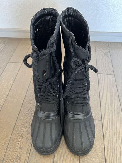 GUCCI Boots Shoes EU 37 US 7 Black Authentic