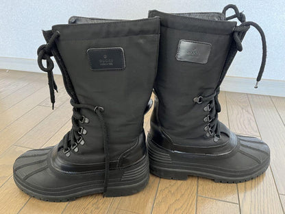 GUCCI Boots Shoes EU 37 US 7 Black Authentic