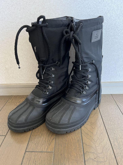 GUCCI Boots Shoes EU 37 US 7 Black Authentic
