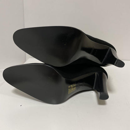 GUCCI Boots Shoes EU 37 US 7 Leather Suede Black Authentic