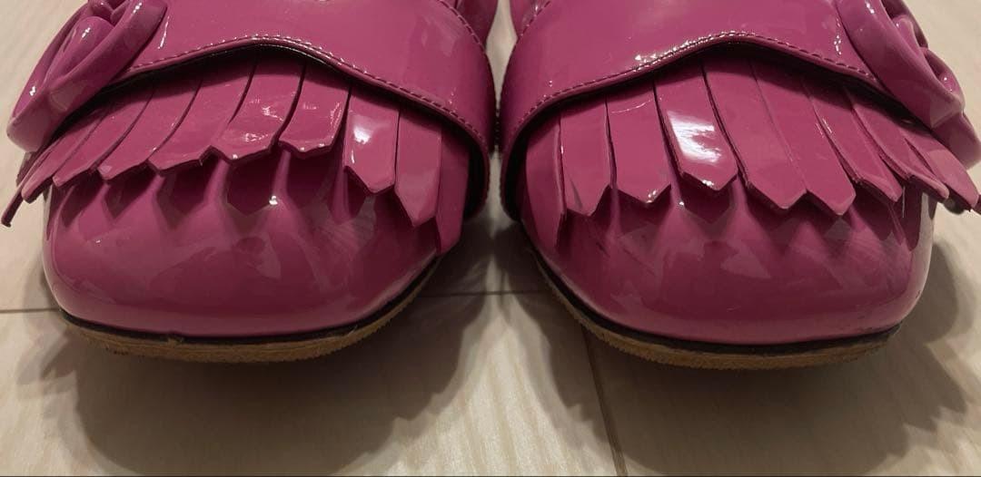 GUCCI Flat Shoes EU 35 US 5 GG Pink Authentic