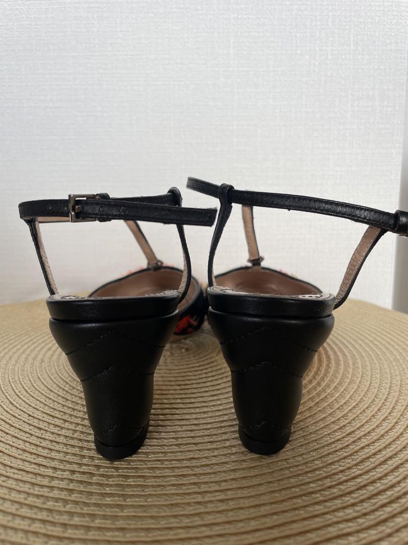 GUCCI Sandals Shoes EU 35.5 US 5.5 Multicolor Authentic