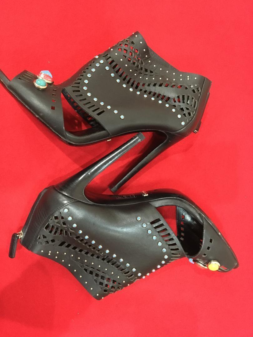 GUCCI Sandals Shoes EU 38 US 8 Multicolor Authentic