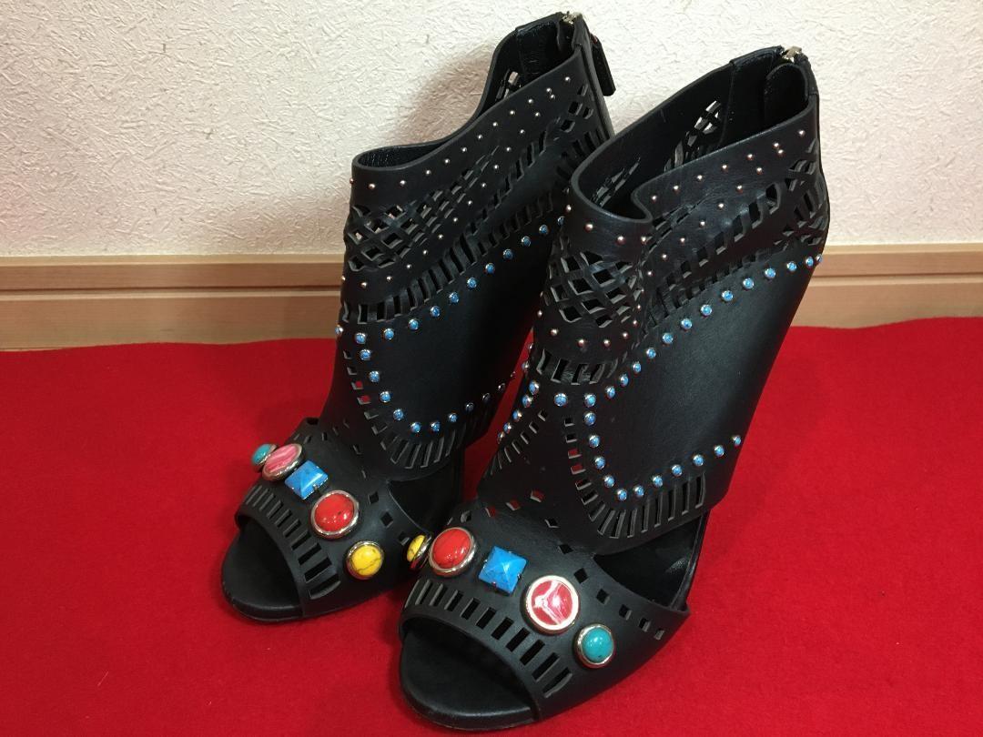 GUCCI Sandals Shoes EU 38 US 8 Multicolor Authentic