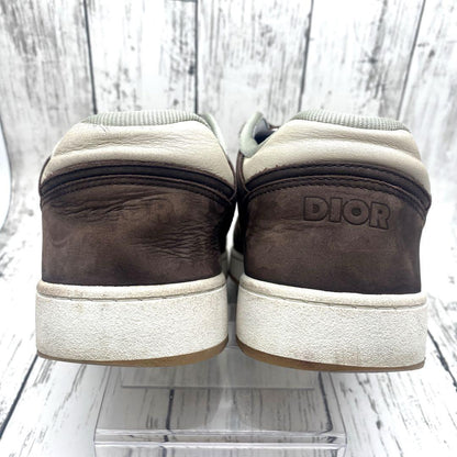 Christian Dior Sneakers Shoes Low-Cut Oblique EU 41US 8 Brown Authentic