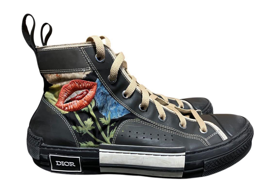 Christian Dior Sneakers Shoes High-cut B23 Raymond Pettibon EU 40 US 7 Black