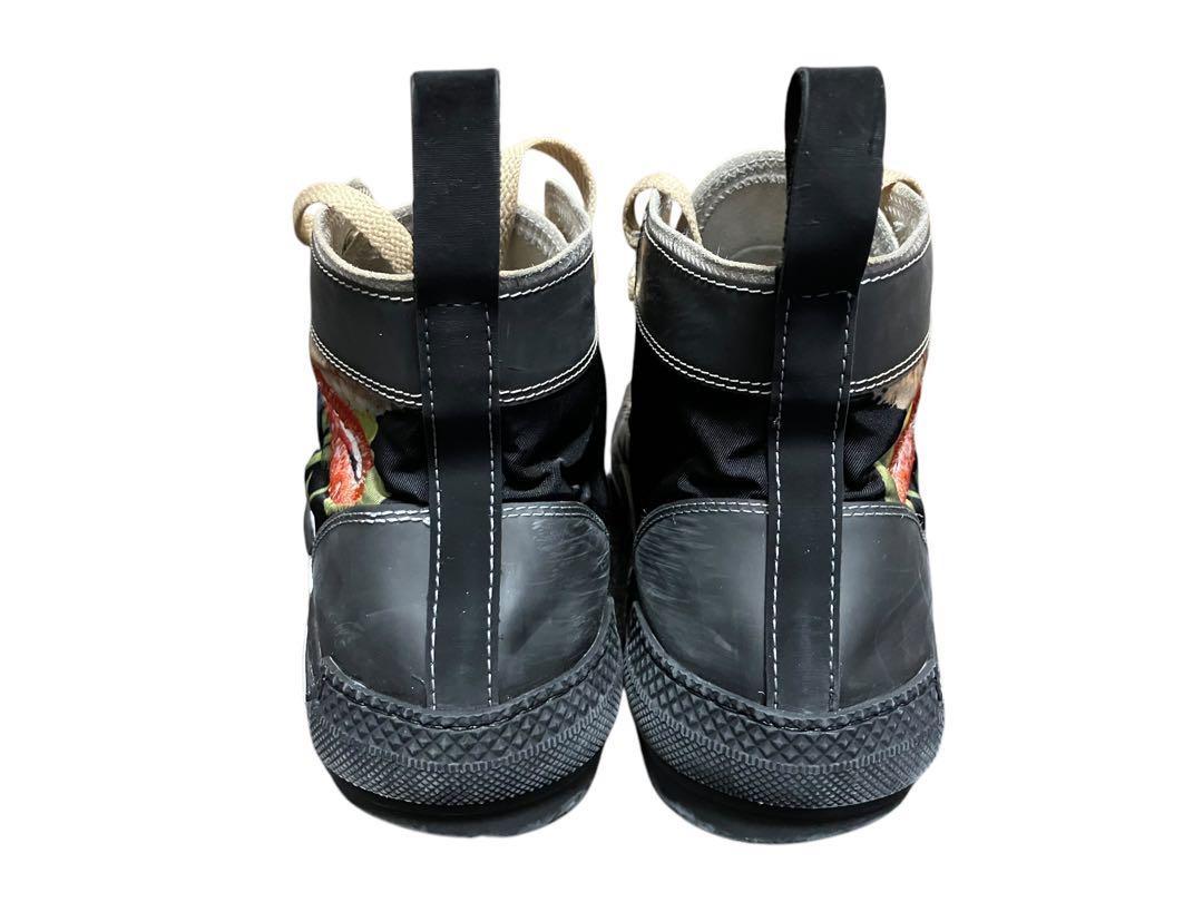 Christian Dior Sneakers Shoes High-cut B23 Raymond Pettibon EU 40 US 7 Black