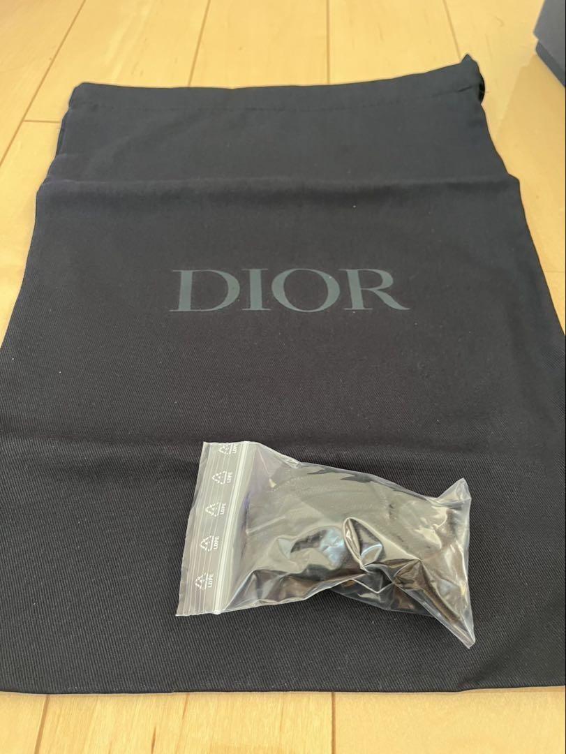 Christian Dior Sneakers Shoes Low-Cut Oblique EU 41 US 8 Black Authentic