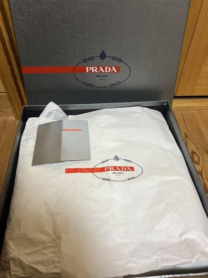 PRADA Short Boots Shoes EU 37 US 7 Suede Dark Brown Authentic