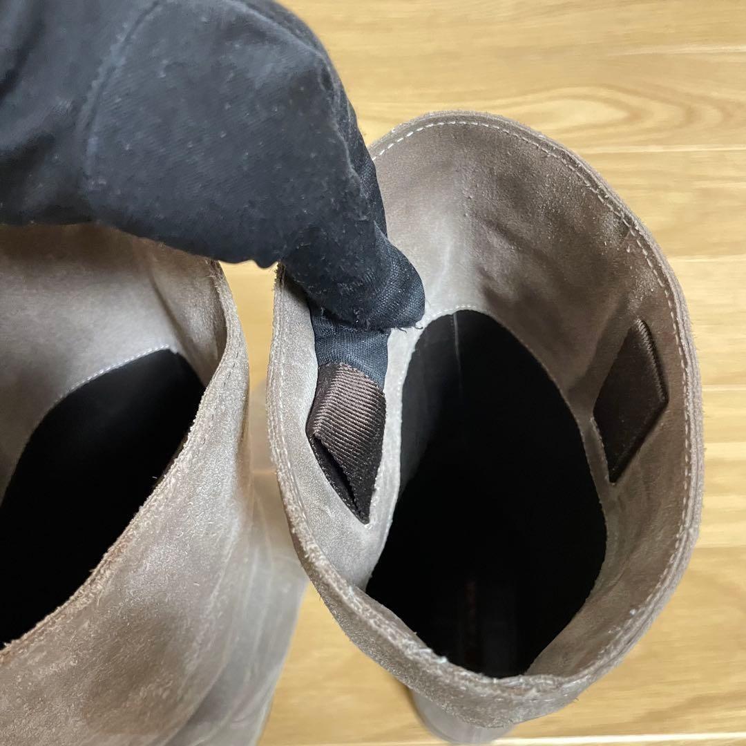 PRADA Long Boots Shoes EU 36 US 6 Suede Brown Authentic