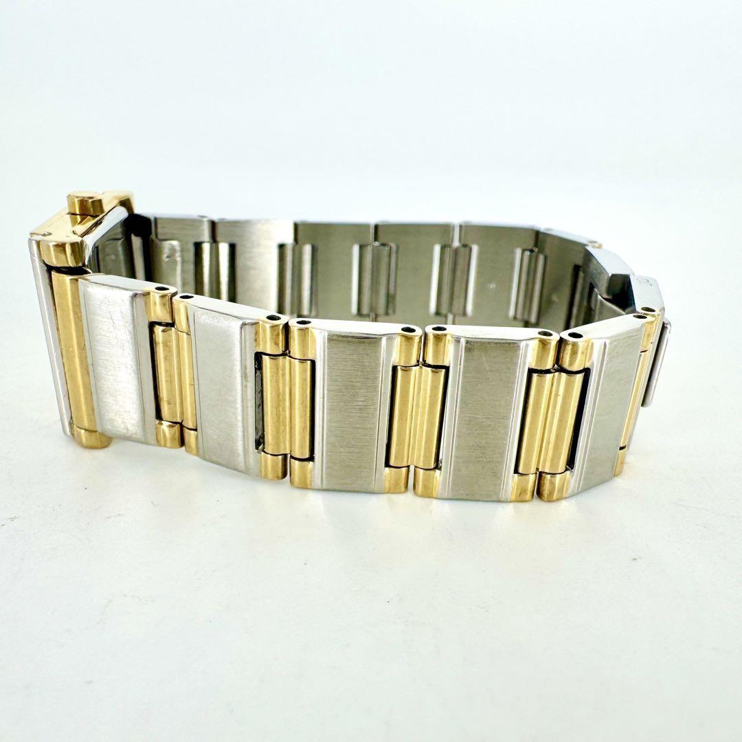 Saint Laurent Quartz Watch Wristwatch Logo Gold Silver Women's Authentic