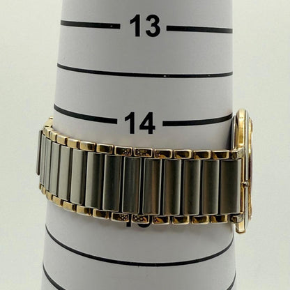 Saint Laurent Quartz Watch Wristwatch YSL Cassandra Logo Gold Silver Women's