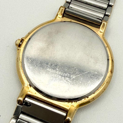 Saint Laurent Quartz Watch Wristwatch YSL Cassandra Logo Gold Silver Women's