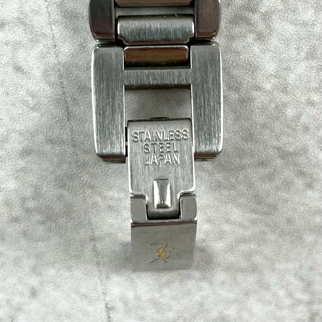 Saint Laurent Quartz Watch Wristwatch YSL Cassandra Blue Gold Silver Women's