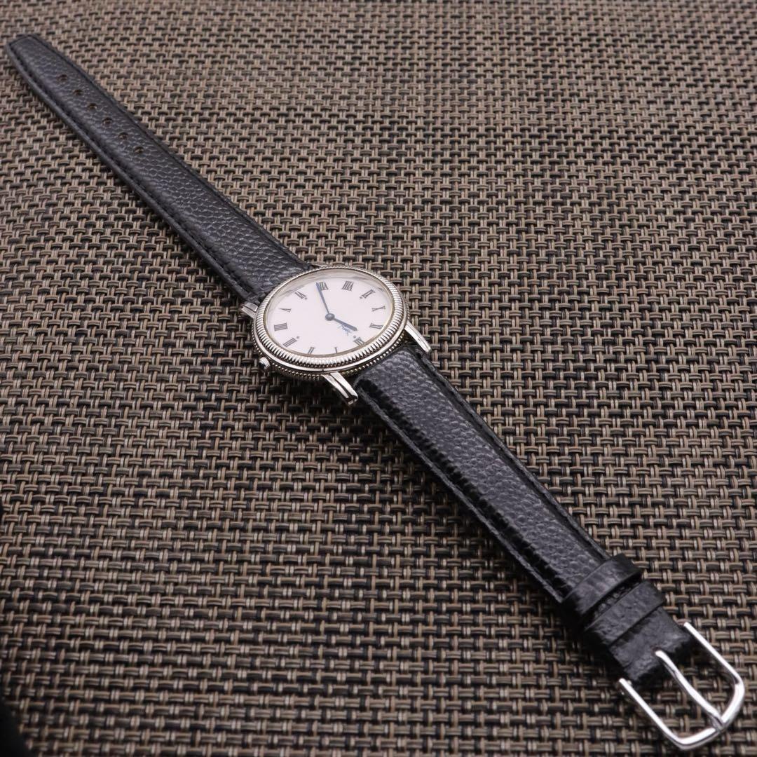 Saint Laurent Quartz Watch Wristwatch YSL Cassandra Silver Women's Auth