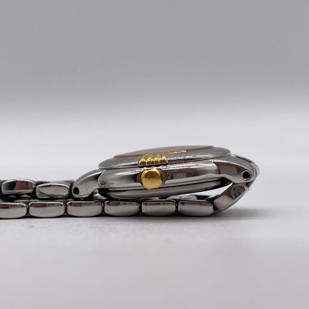 Saint Laurent Quartz Watch Wristwatch YSL Cassandra Navy Gold Women's Auth