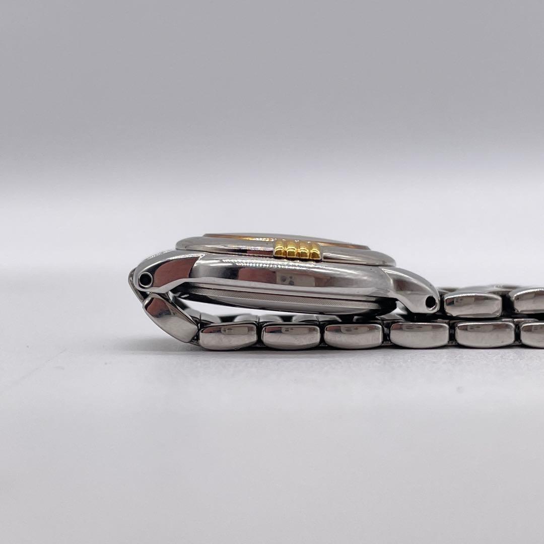 Saint Laurent Quartz Watch Wristwatch YSL Cassandra Navy Gold Women's Auth