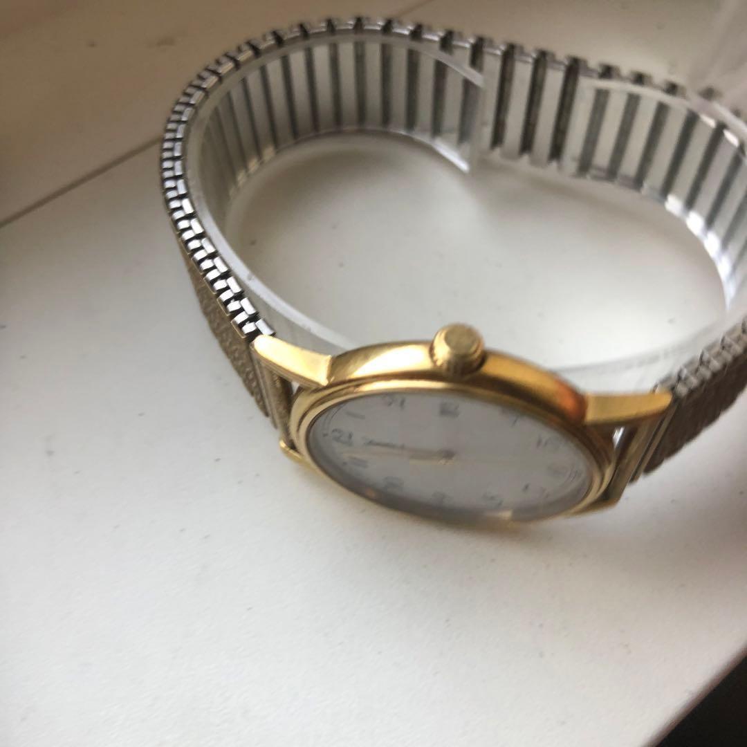 Saint Laurent Quartz Watch Wristwatch YSL Cassandra Gold White Women's Auth