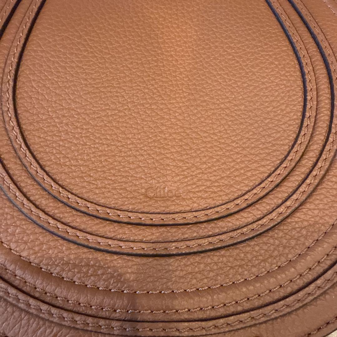 Chloe Shoulder bag brown beige Brown Beige Tassel Women's Used Authentic