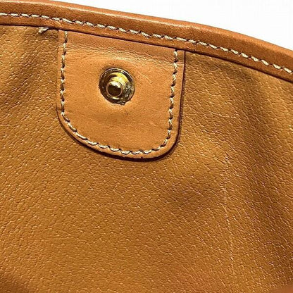 CELINE Clutch Bag Second Bag Macadam PVC Leather Brown Authentic