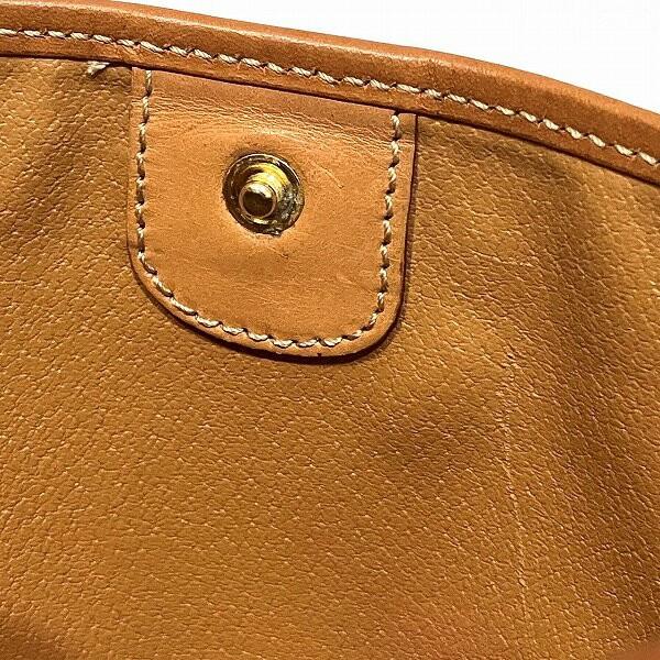 CELINE Clutch Bag Second Bag Macadam PVC Leather Brown Authentic