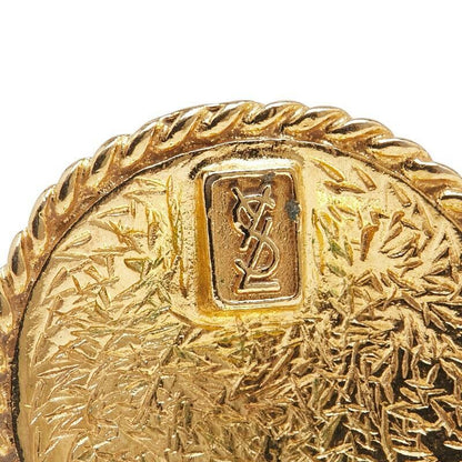 Saint Laurent Earrings YSL Cassandra Gold Authentic