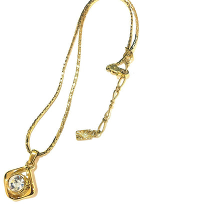 Saint Laurent Necklace Pendant Chain YSL Cassandra Gold Authentic