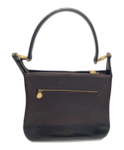 VERSACE Hand Bag Tote Purse Sunburst Authentic