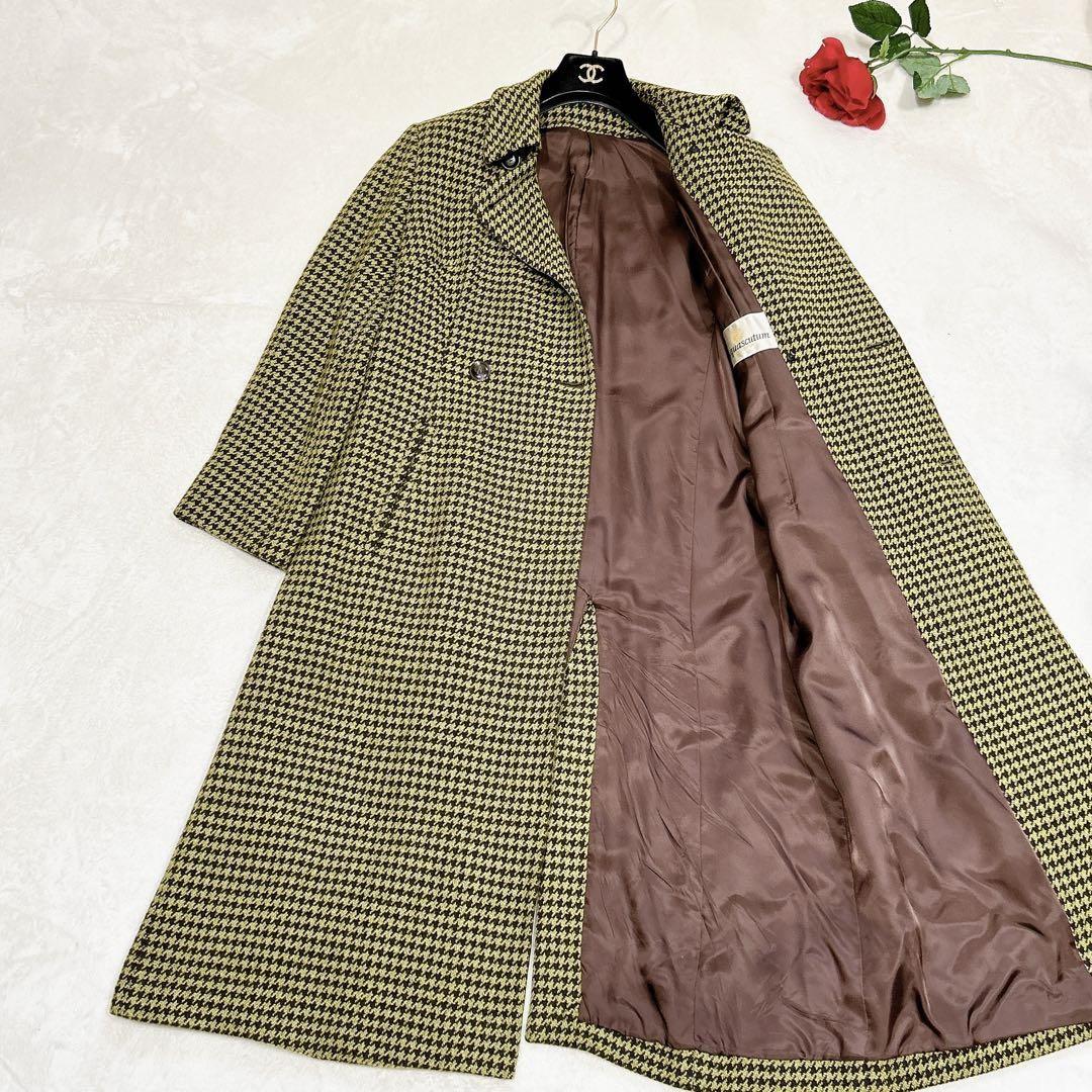 Aquascutum Chester Coat Club Check Asian fit M US size S Green Authentic