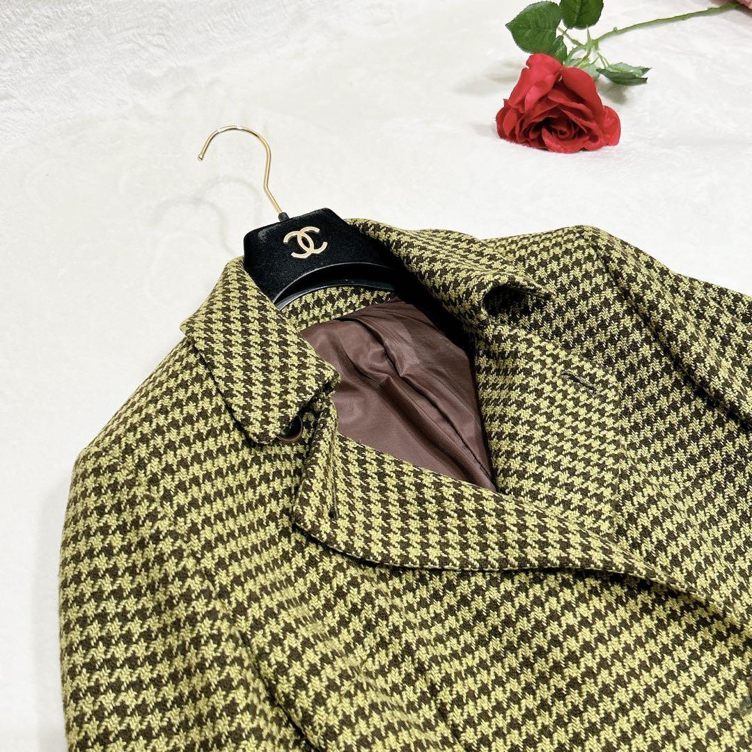 Aquascutum Chester Coat Club Check Asian fit M US size S Green Authentic