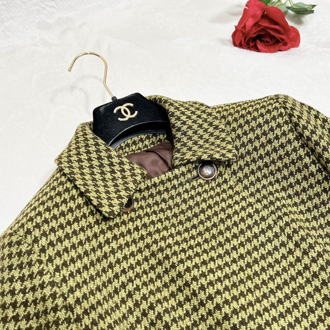 Aquascutum Chester Coat Club Check Asian fit M US size S Green Authentic